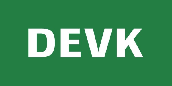 Logo DEVK Deutsche Eisenbahn Versicherung 